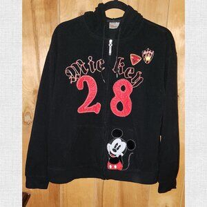 Disney Mickey 28 zip-up Hoodie Size M